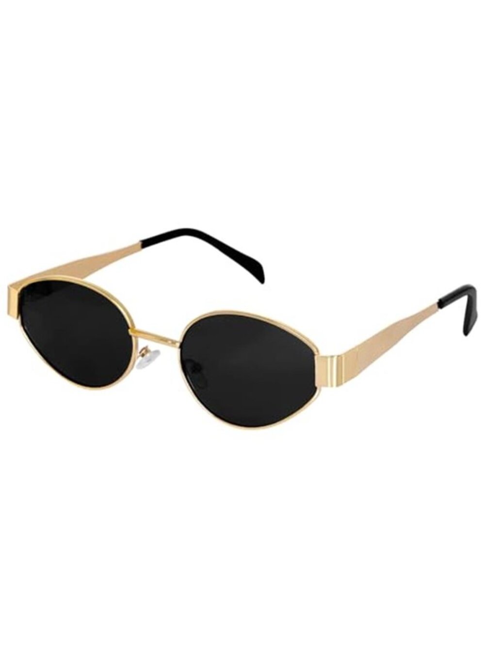 Retro Oval Sunglasses for Women Men, 90s Vintage Trendy Sunglasses, Cute